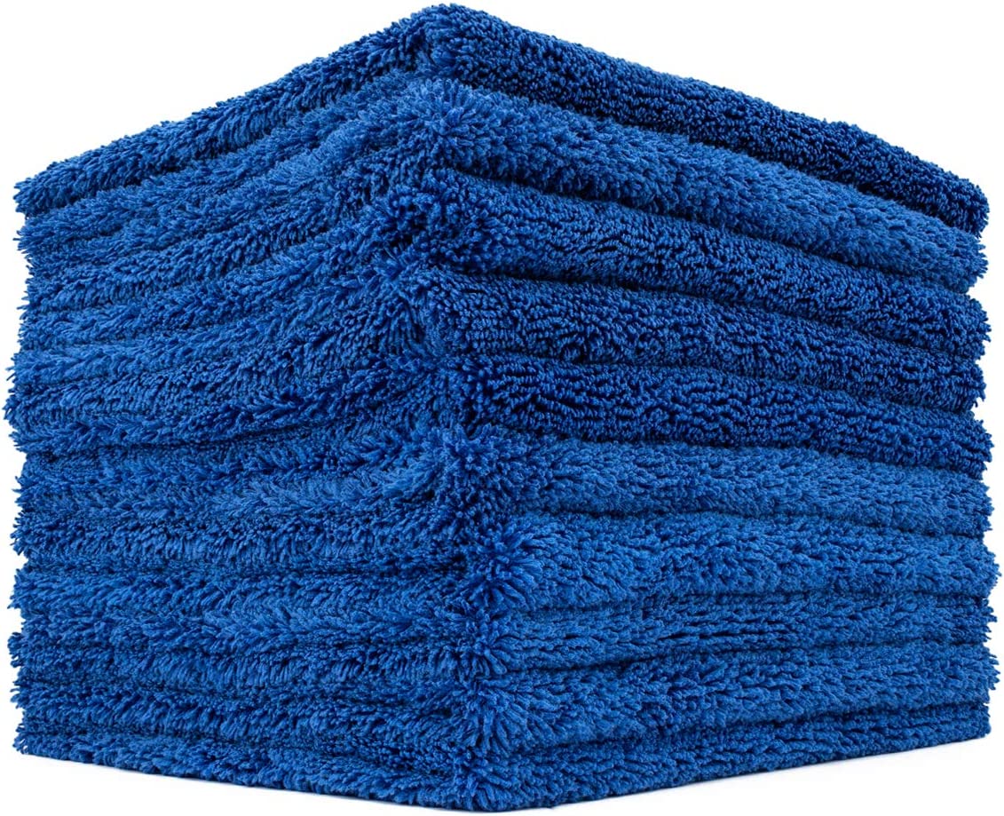 Microfiber Plush Edgeless Wash Cloths, Set of 2